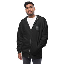 Load image into Gallery viewer, Doji unisex fleece zip up hoodie