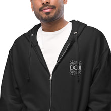 Load image into Gallery viewer, Doji unisex fleece zip up hoodie