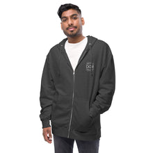Load image into Gallery viewer, Doji unisex fleece zip up hoodie