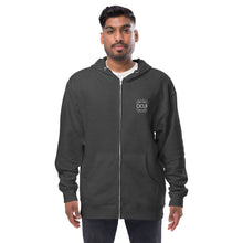 Load image into Gallery viewer, Doji unisex fleece zip up hoodie
