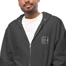 Load image into Gallery viewer, Doji unisex fleece zip up hoodie
