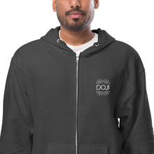 Load image into Gallery viewer, Doji unisex fleece zip up hoodie